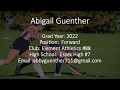 Abby Guenther 2019/2020 Indoor Highlights
