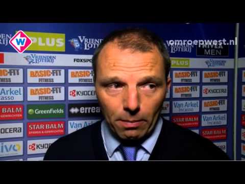 Reactie ADO-trainer Maurice Steijn na de wedstrijd ADO Den Haag - Heracles Almelo
