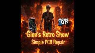 Simple repair on Arcade 1UP Star wars PCB
