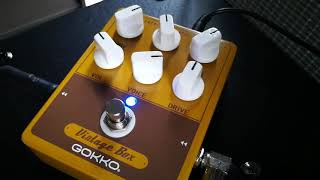 Video thumbnail for Gokko Vintage Box Preamp Pedal by Lazaraz Music House