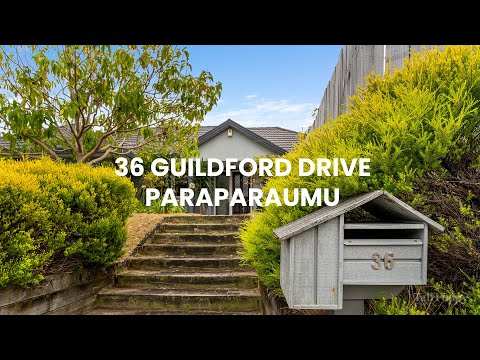 36 Guildford Drive, Paraparaumu, Kapiti Coast, Wellington, 3房, 2浴, 独立别墅