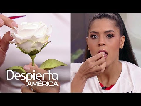 What is Francisca Lachapel doing eating a flower? This rose isn't what it seems.