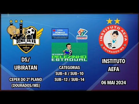 #825 9ª Copa Pelezinho Estadual de Futsal (Sub-8, 10, 12 e 14) / DS/UBIRATAN X INSTITUTO AEFA