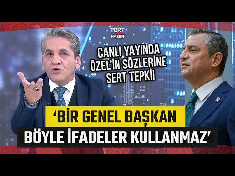 Tuna Öztunç's Reaction to Özgür Özel on Live Broadcast: "A Party Chairman Would Not Use Such Expr...