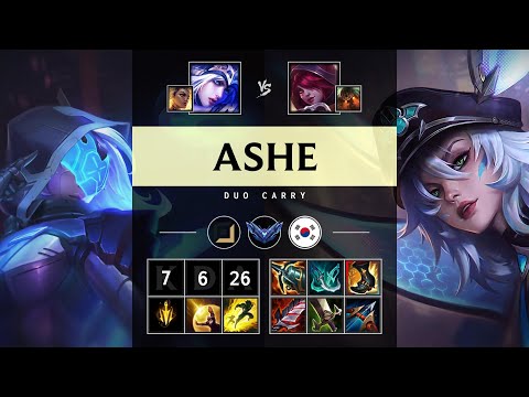 Ashe ADC vs Xayah - KR Diamond Patch 25.S1.1