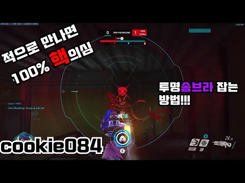 [오버워치]이게 핵이 아니라고 ? 경악스러운 플릭샷 랭커위도우"cookie084" 매드무비