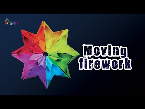 How To Make Origami MOVING FIREWORKS