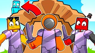 Eu Fugi dos Jogadores mais FORTES do Minecraft