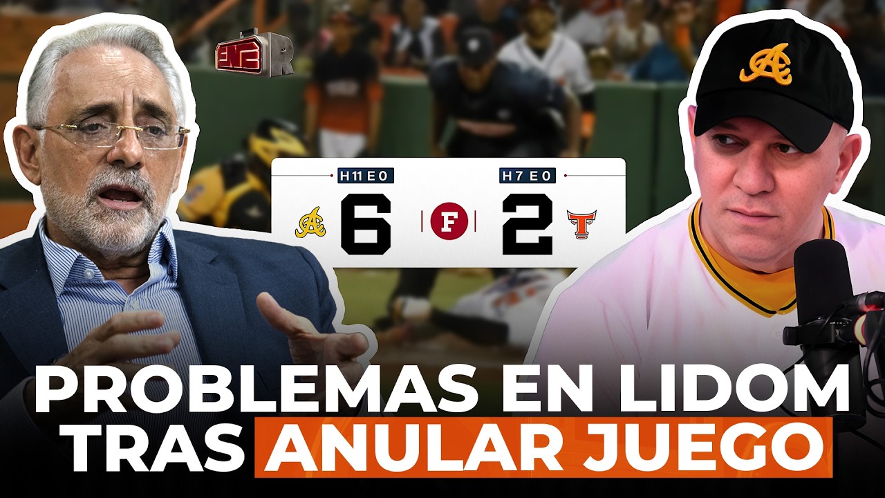 ¡PRIMICIA! SERIOS PROBLEMAS EN LIDOM TRAS ANULAR JUEGO ENTRE ÁGUILAS CIBAEÑAS Y TOROS DEL ESTE