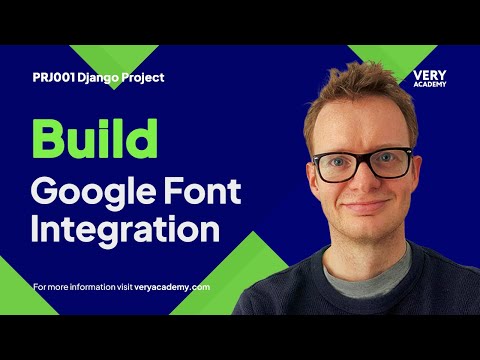 Django Project | Implementing Google Fonts Into a Django Template thumbnail