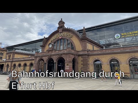 Der Bahnhofsrundgang durch den Erfurter Hbf