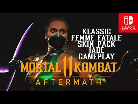 Mortal Kombat 11 Aftermath Klassic Femme Fatale Skin Pack | Jade Gameplay | Nintendo Switch
