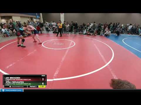 158-167 Lbs Round 2 - Jay Brogden, Cornerstone Warriors Wrestling Club Vs Josh Cervantes, Cornerst