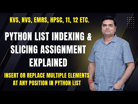 Python List Slicing Assignment Explained Replace Insert Multiple Elements At Any Position
