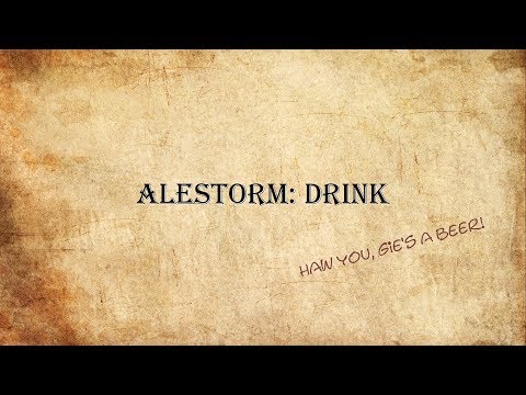 Alestorm: Drink (Lyricvideo)