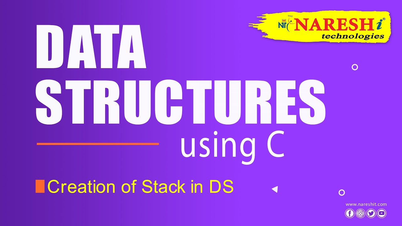 Creation of Stack in DS | Data Structures Tutorial