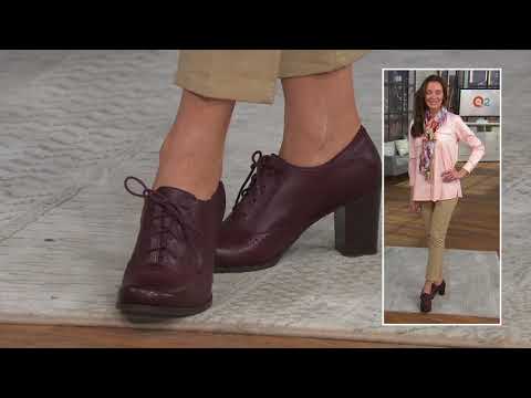 Clarks Leather Lace-up Shooties - Claeson Pearl on QVC