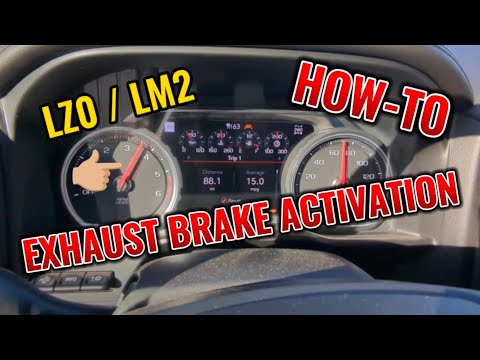 Easy Duramax 3.0L Exhaust Brake Activation! (LM2/LZ0) DIY Guide ⚙️ #duramax #diesel #DIY #howto