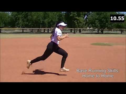 Jacqueline Berkowitz Softball Skills Video   2023 Outfield Slapper