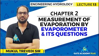 Lecture 13 | Chapter 02 | Measurement by Evaporimeter & Questions | Engineering Hydrology