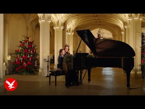 Princess of Wales and Princess Charlotte perform piano duet