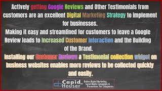 get more google customer reviews and testimonials