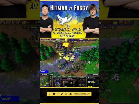 Craziest Orc vs Nightelf game yet? 🤯 ft. Hitman 👹 vs Foggy 🧝‍♂️