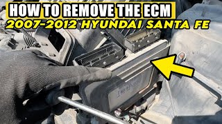 2007-2012 Hyundai Santa Fe How to Remove the Engine Computer Control Module ECM