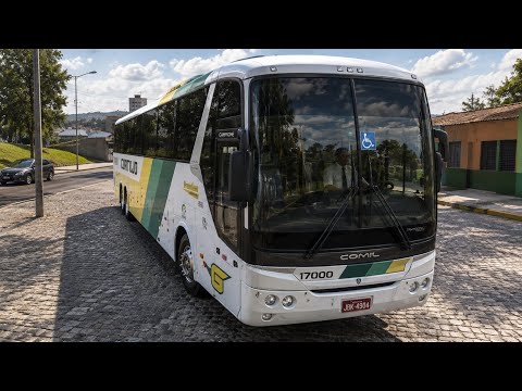 🚍PBS2: LINHA Igrapiuna X Camamu Mapa Rodo Bahia no Comil Campione Vision 3.65 da Gotinjo