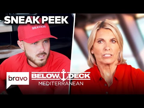 SNEAK PEEK: Captain Sandy Explodes After Guest Drives The Tender | Below Deck Med (S10 E10) | Bravo