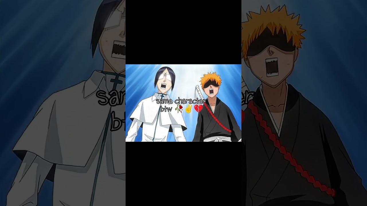 same character btw 🥀 #bleach #ichigo #edit #animeedit #bleachanime #ichigoedit #ichigokurosaki