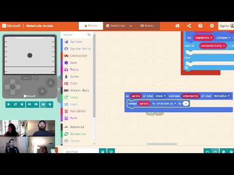 Curling pt 1 - MakeCode Arcade Advanced