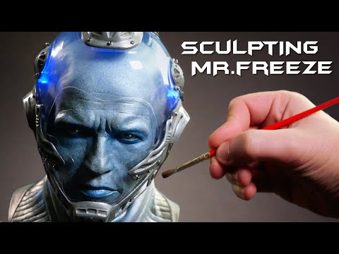 Mr. Freeze Sculpture Timelapse - Batman & Robin