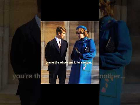 Prince Edward looked at Princess Diana with quiet admiration.