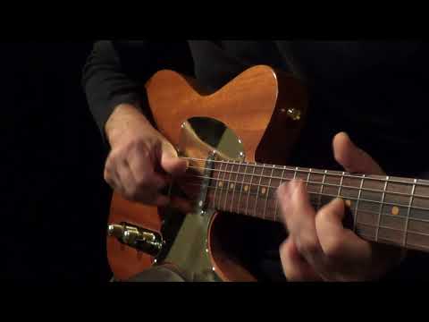 Blues on Mahogani body Telecaster with 'Walk of Life' pickups