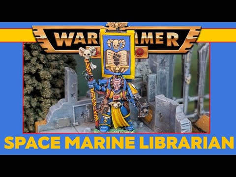 Space Marine Librarian Imperial Fists | Warhammer 40k 2nd edition
