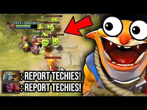 Claim Your MMR Now!! Play This Strat!! Holy Sh*t Techies 100% Map Control