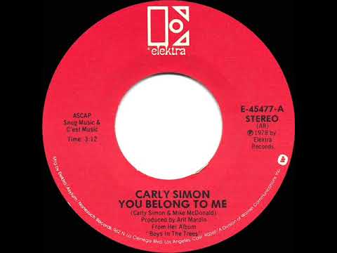 1978 HITS ARCHIVE: You Belong To Me - Carly Simon (stereo 45 single version)