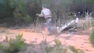 Running from people!  Lol