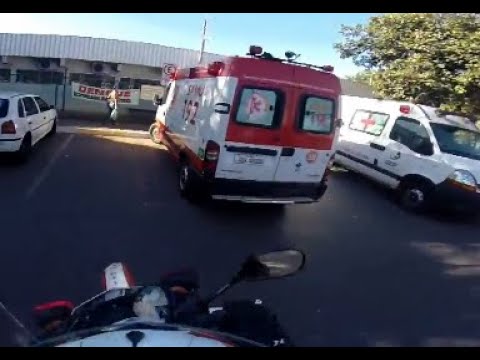 Parada cardiorrespiratória - GMAU SAMU DF _ AMBULANCE MOTORCYCLE FIRST AID