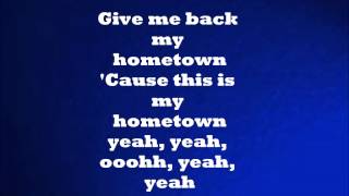 Eric Church - Give Me Back My Hometown (Lyrics)