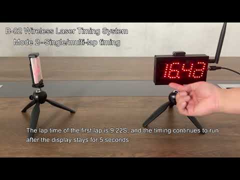 B-02 Mode 2 single or multi-lap timing video thumbnail