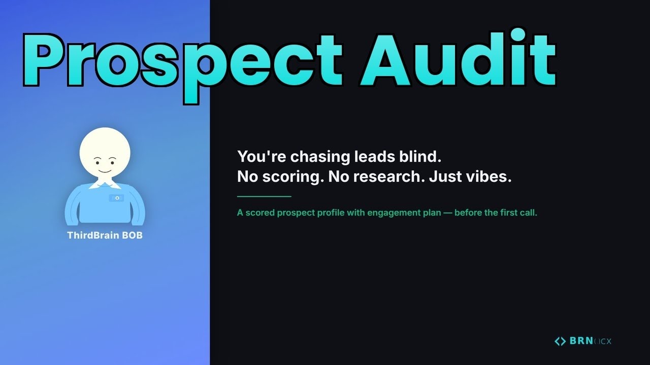 You're chasing leads blind.