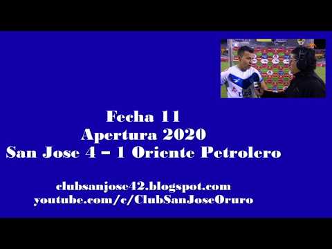 Analisis Fecha 11: San Jose 4 - 1 Oriente Petrolero, la Figura Rodrigo Vargas