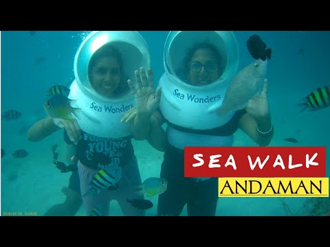 Andaman Sea Walk: A Journey into the Crystal Clear Depths. Havelock Island. Elephant Beach.