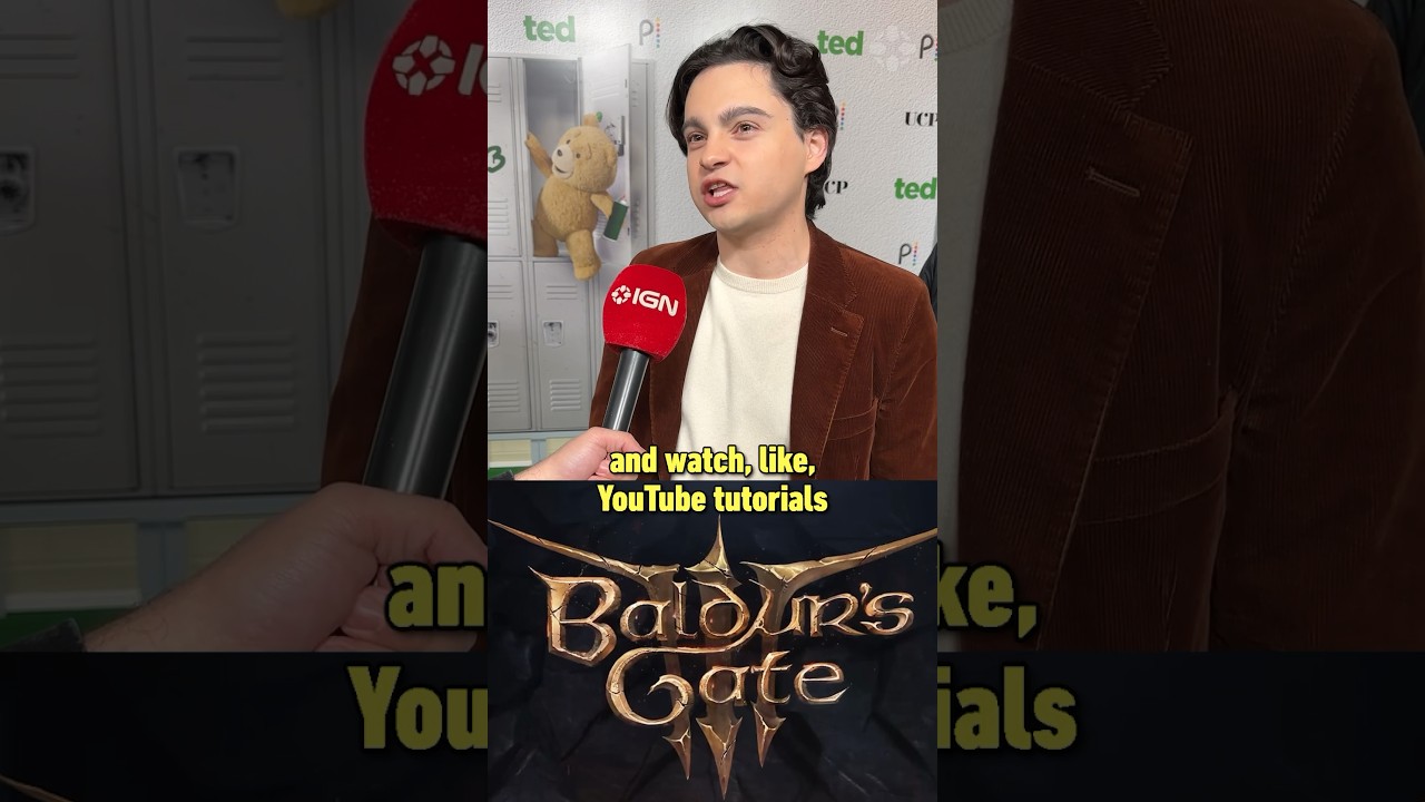 Ted star Max Burkholder logged 180 hours in Baldur’s Gate 3. #ted #maxburkholder #baldursgate3 #dnd