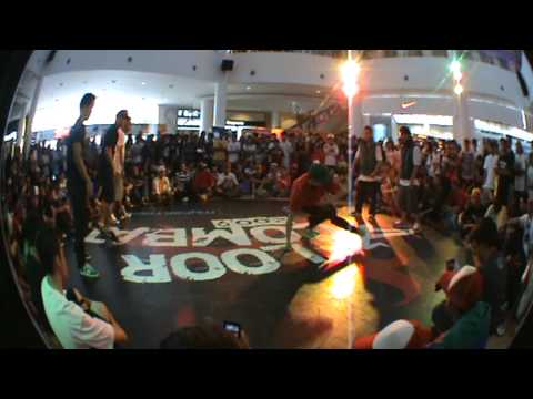 18 Floor Combat 2009 Bboy 3 vs 3 Battle - Day 1 Floor Cinta vs Funky Strawberry