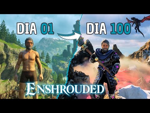 Passei 100 dias no Enshrouded | Um Survival RPG incrível
