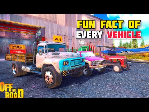 FUN FACT & UNIQUE ABILITY OF EVERY VEHICLE IN OTR | NEW OFF THE ROAD OPEN WORLD DRIVING GAME