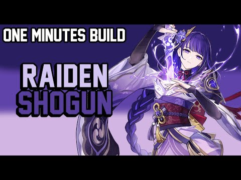 Best RAIDEN SHOGUN (BAAL) Build Genshin Impact In 1-Minute (Latest Patch 2.3)